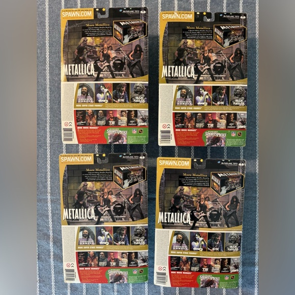 Metallica - 2001 “Harvester Of Sorrow” original vintage action figures. - Picture 2 of 2